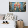 About my Brain Institute Wall Art Dewi Danu Goddess Flag Wall Art