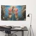 About my Brain Institute Wall Art Dewi Danu Goddess Flag Wall Art