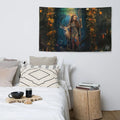 About my Brain Institute Wall Art Diana Goddess Flag Wall Art