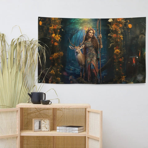 About my Brain Institute Wall Art Diana Goddess Flag Wall Art