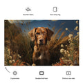 About my Brain Institute Wall Art Dog Spirit Animal Flag Wall Art