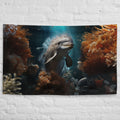About my Brain Institute Wall Art Dolphin Spirit Animal Flag Wall Art