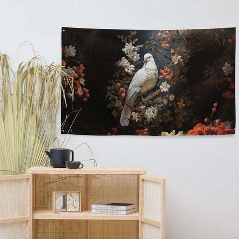 About my Brain Institute Wall Art Dove Spirit Animal Flag Wall Art