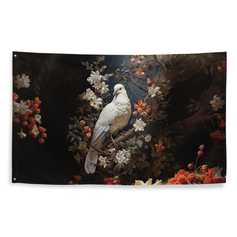 About my Brain Institute Wall Art Dove Spirit Animal Flag Wall Art