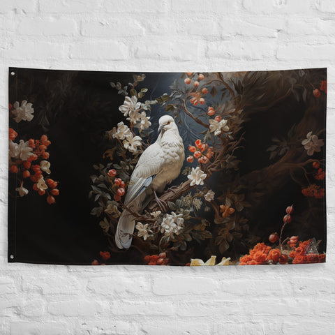 About my Brain Institute Wall Art Dove Spirit Animal Flag Wall Art