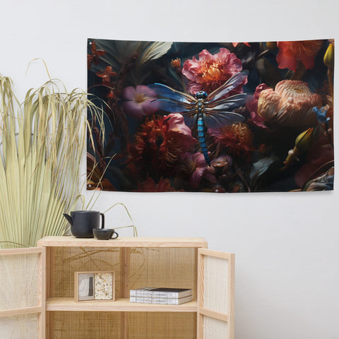 About my Brain Institute Wall Art Dragonfly Spirit Animal Flag Wall Art
