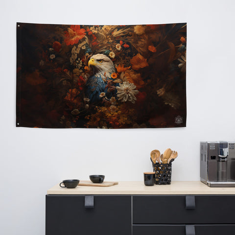 About my Brain Institute Wall Art Eagle Spirit Animal Flag Wall Art