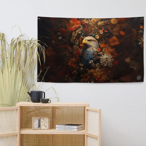 About my Brain Institute Wall Art Eagle Spirit Animal Flag Wall Art