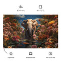 About my Brain Institute Wall Art Elephant Spirit Animal Flag Wall Art