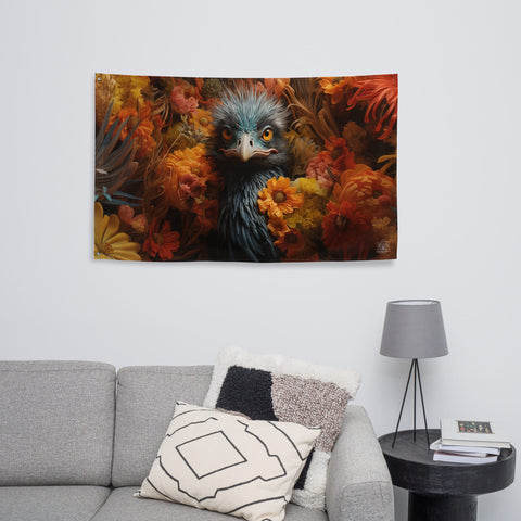 About my Brain Institute Wall Art Emu Spirit Animal Flag Wall Art
