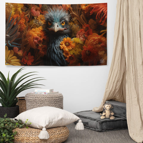 About my Brain Institute Wall Art Emu Spirit Animal Flag Wall Art