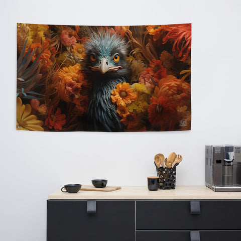 About my Brain Institute Wall Art Emu Spirit Animal Flag Wall Art