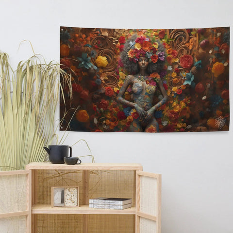 About my Brain Institute Wall Art Ezili Goddess Flag Wall Art