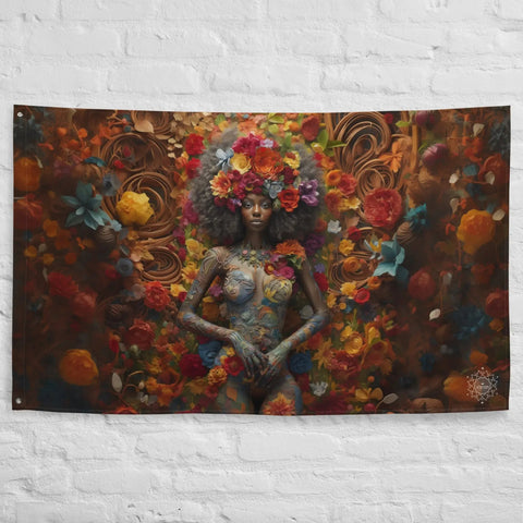 About my Brain Institute Wall Art Ezili Goddess Flag Wall Art