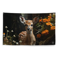 About my Brain Institute Wall Art Fawn Spirit Animal Flag Wall Art