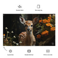About my Brain Institute Wall Art Fawn Spirit Animal Flag Wall Art
