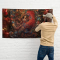 About my Brain Institute Wall Art Feng Po Po Goddess Flag Wall Art