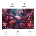 About my Brain Institute Wall Art Flamingo Spirit Animal Flag Wall Art