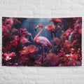 About my Brain Institute Wall Art Flamingo Spirit Animal Flag Wall Art