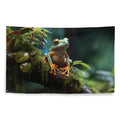 About my Brain Institute Wall Art Frog Spirit Animal Flag Wall Art