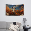 About my Brain Institute Wall Art Gazelle Spirit Animal Flag Wall Art