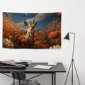About my Brain Institute Wall Art Gazelle Spirit Animal Flag Wall Art