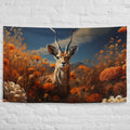 About my Brain Institute Wall Art Gazelle Spirit Animal Flag Wall Art