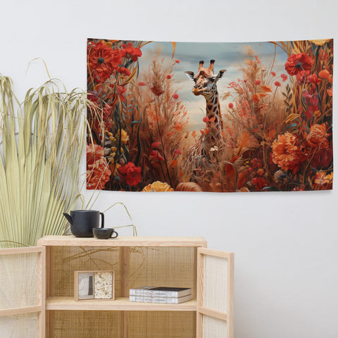 About my Brain Institute Wall Art Giraffe Spirit Animal Flag Wall Art