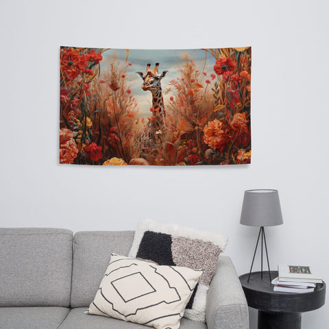 About my Brain Institute Wall Art Giraffe Spirit Animal Flag Wall Art