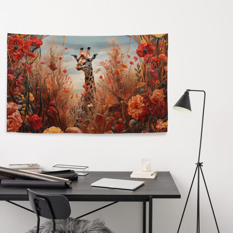 About my Brain Institute Wall Art Giraffe Spirit Animal Flag Wall Art