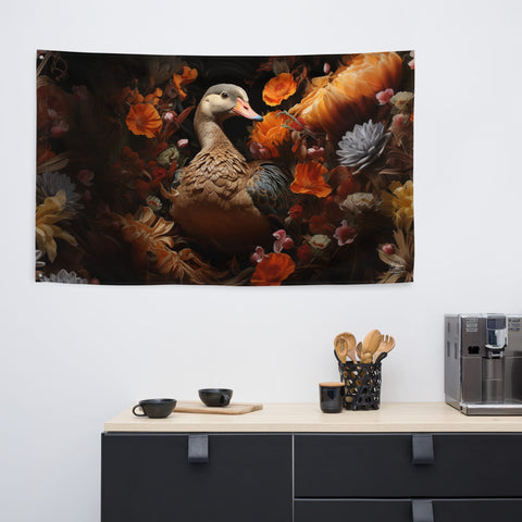 About my Brain Institute Wall Art Goose Spirit Animal Flag Wall Art