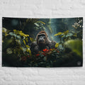 About my Brain Institute Wall Art Gorilla Spirit Animal Flag Wall Art