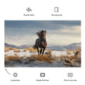 About my Brain Institute Wall Art Horse Spirit Animal Flag Wall Art