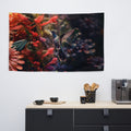 About my Brain Institute Wall Art Hummingbird Spirit Animal Flag Wall Art