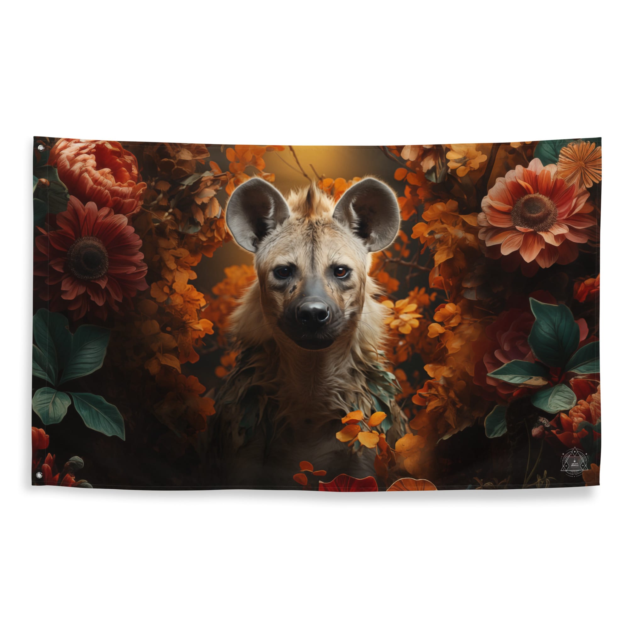 Hyena Spirit Animal Flag Wall Art – About my Brain Institute