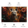 About my Brain Institute Wall Art Hyena Spirit Animal Flag Wall Art