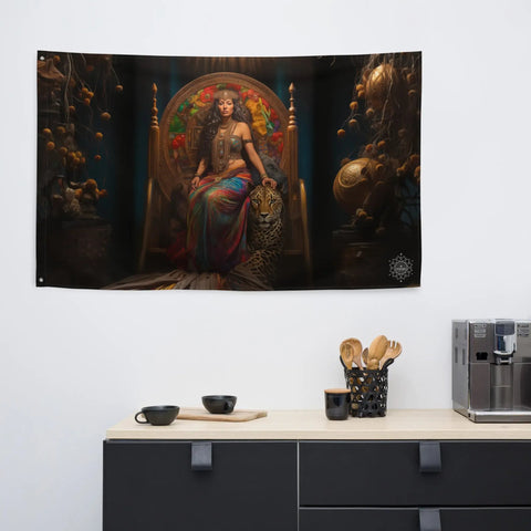 About my Brain Institute Wall Art Ixchel Goddess Flag Wall Art