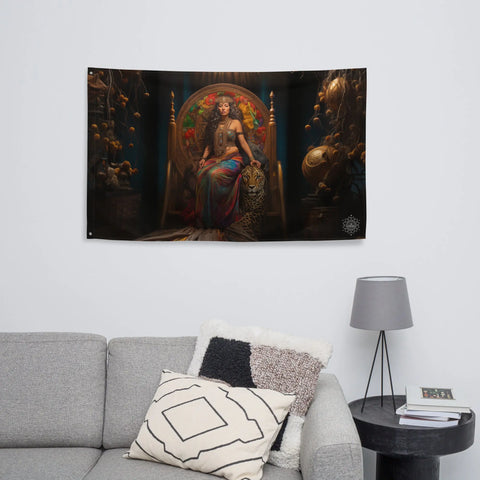 About my Brain Institute Wall Art Ixchel Goddess Flag Wall Art