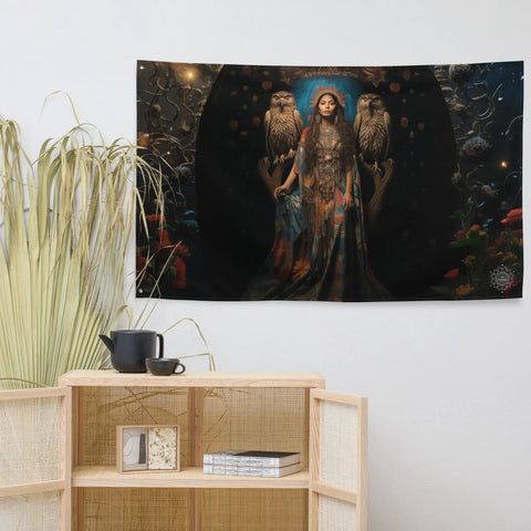 About my Brain Institute Wall Art Jaci Goddess Flag Wall Art