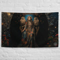 About my Brain Institute Wall Art Jaci Goddess Flag Wall Art