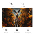 About my Brain Institute Wall Art Kangaroo Spirit Animal Flag Wall Art