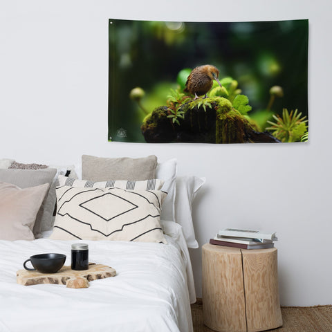 About my Brain Institute Wall Art Kiwi Bird Spirit Animal Flag Wall Art