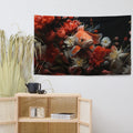 About my Brain Institute Wall Art Koi Fish Spirit Animal Flag Wall Art