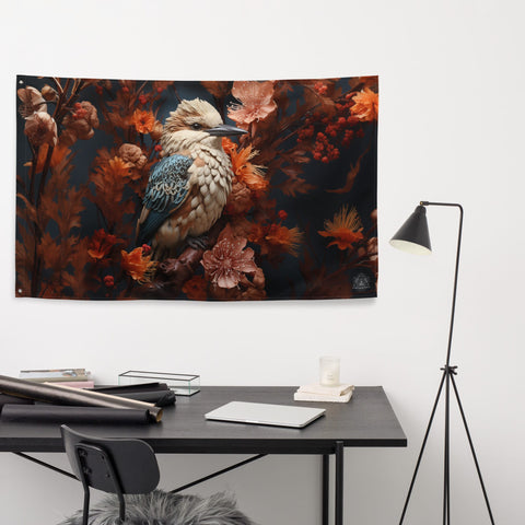 About my Brain Institute Wall Art Kookaburra Spirit Animal Flag Wall Art
