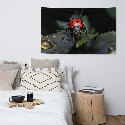 About my Brain Institute Wall Art Ladybug Spirit Animal Flag Wall Art