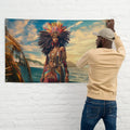 About my Brain Institute Wall Art Lemanja Goddess Flag Wall Art
