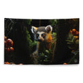About my Brain Institute Wall Art Lemur Spirit Animal Flag Wall Art