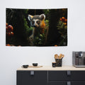 About my Brain Institute Wall Art Lemur Spirit Animal Flag Wall Art