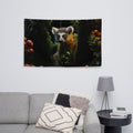 About my Brain Institute Wall Art Lemur Spirit Animal Flag Wall Art