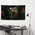 About my Brain Institute Wall Art Lemur Spirit Animal Flag Wall Art